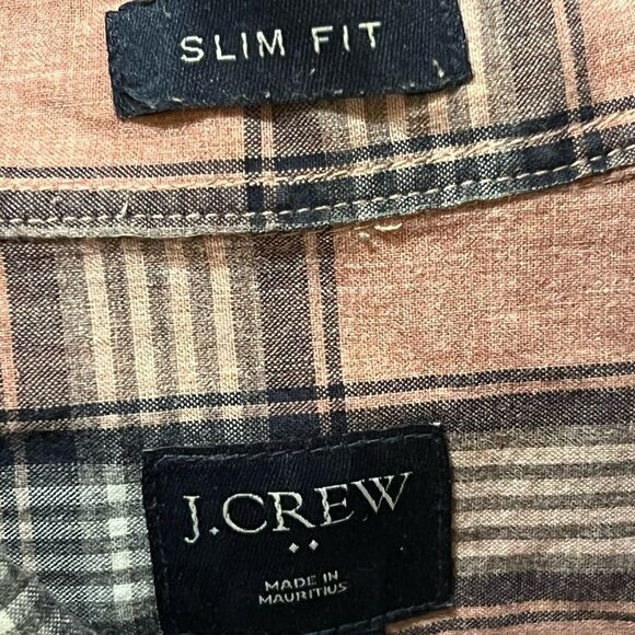 J. Crew Womens slim fit plaid button up size xl - Picture 3 of 6